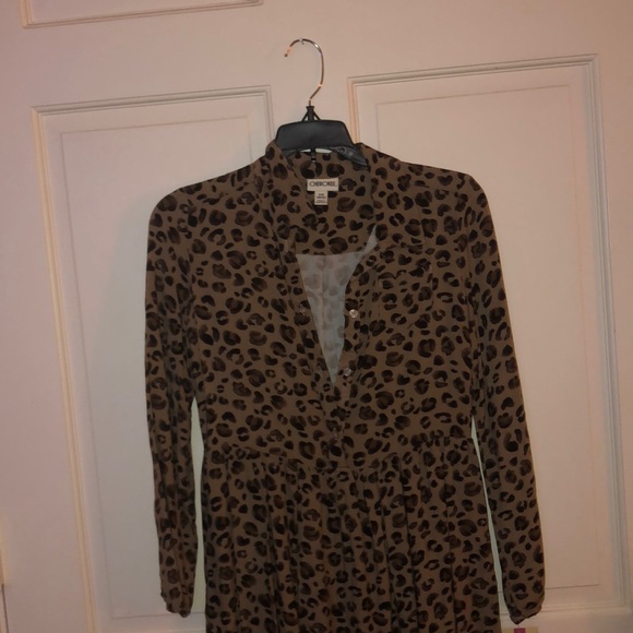 Leopard button-up dress. - Picture 3 of 3